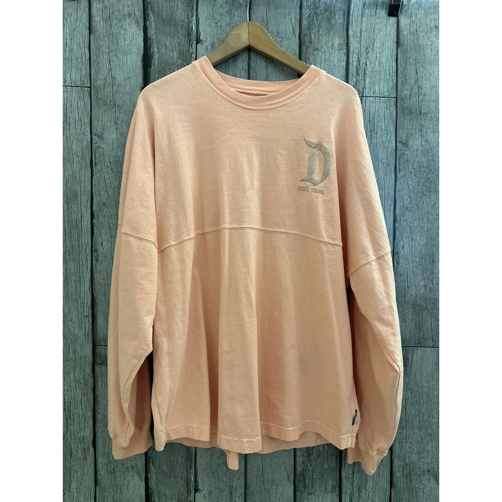 Disneyland Resort Spirit Jersey Rose Gold Long Sleeve Disney Women's Large
